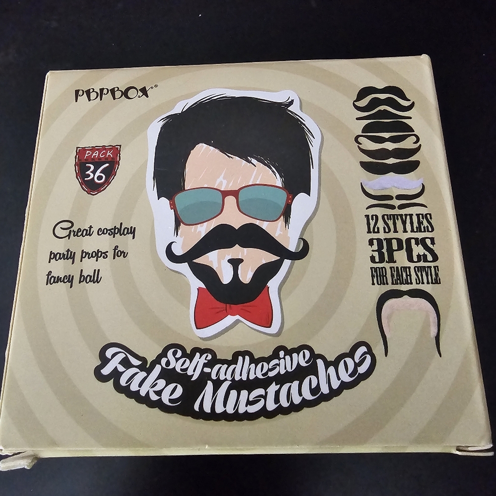 Self-Adhesive Fake Mustaches Set